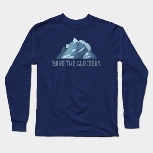 Save the glaciers Simple Long Sleeve T-Shirt